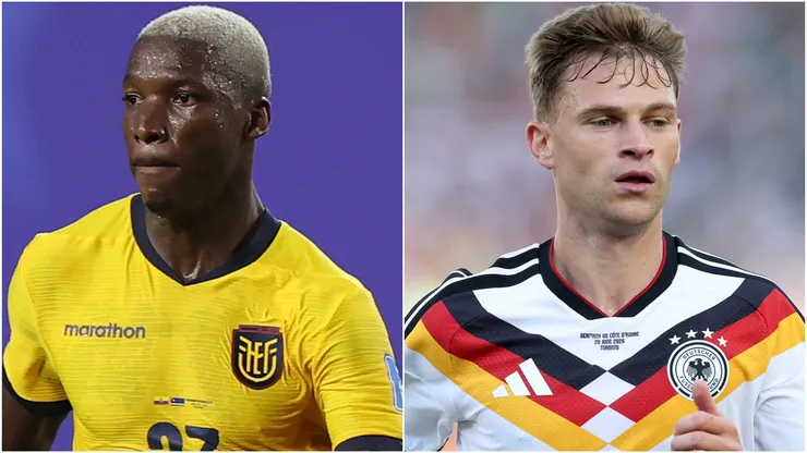 Moises Caicedo #23 of Ecuador and Joshua Kimmich #6 of Germany.