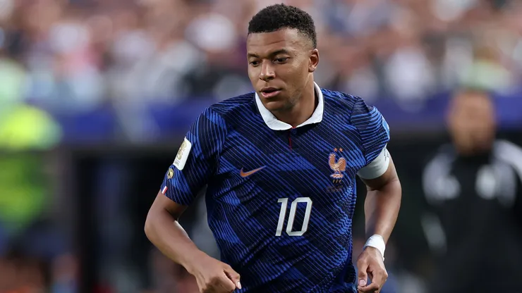 Kylian Mbappe #10 of France
