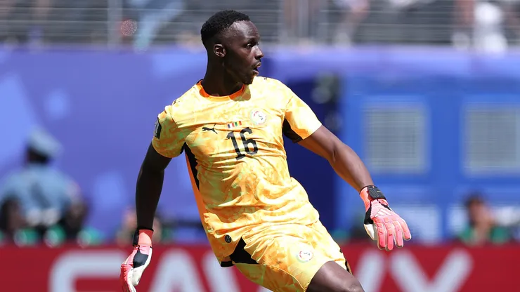 Goalkeeper Edouard Mendy #16 of Senegal.