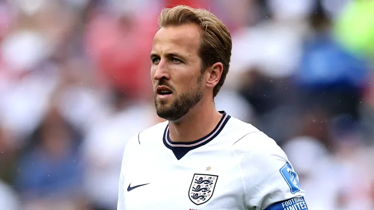 Harry Kane #9 of England looks on during the FIFA World Cup 2026.