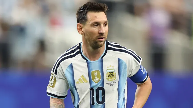 Lionel Messi #10 of Argentina.
