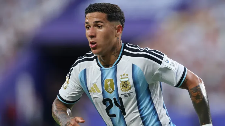 Enzo Fernández #24 of Argentina.