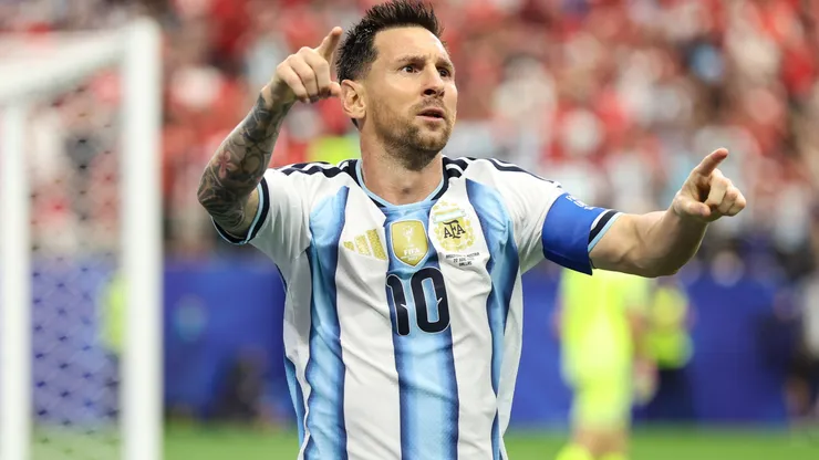 Messi currently leads the race