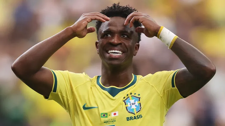 Vinicius Junior #7 of Brazil.