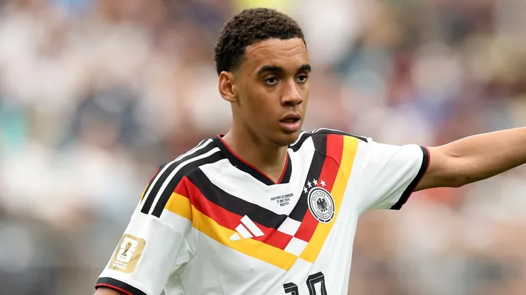 Jamal Musiala #10 of Germany.
