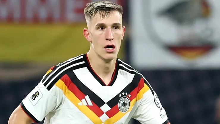 Nico Schlotterback of Germany runs with the ball during the FIFA World Cup 2026.