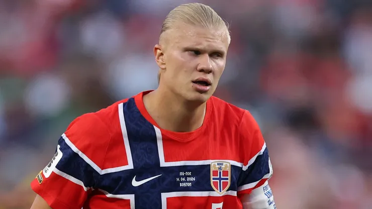 Erling Haaland #9 of Norway during the FIFA World Cup 2026.