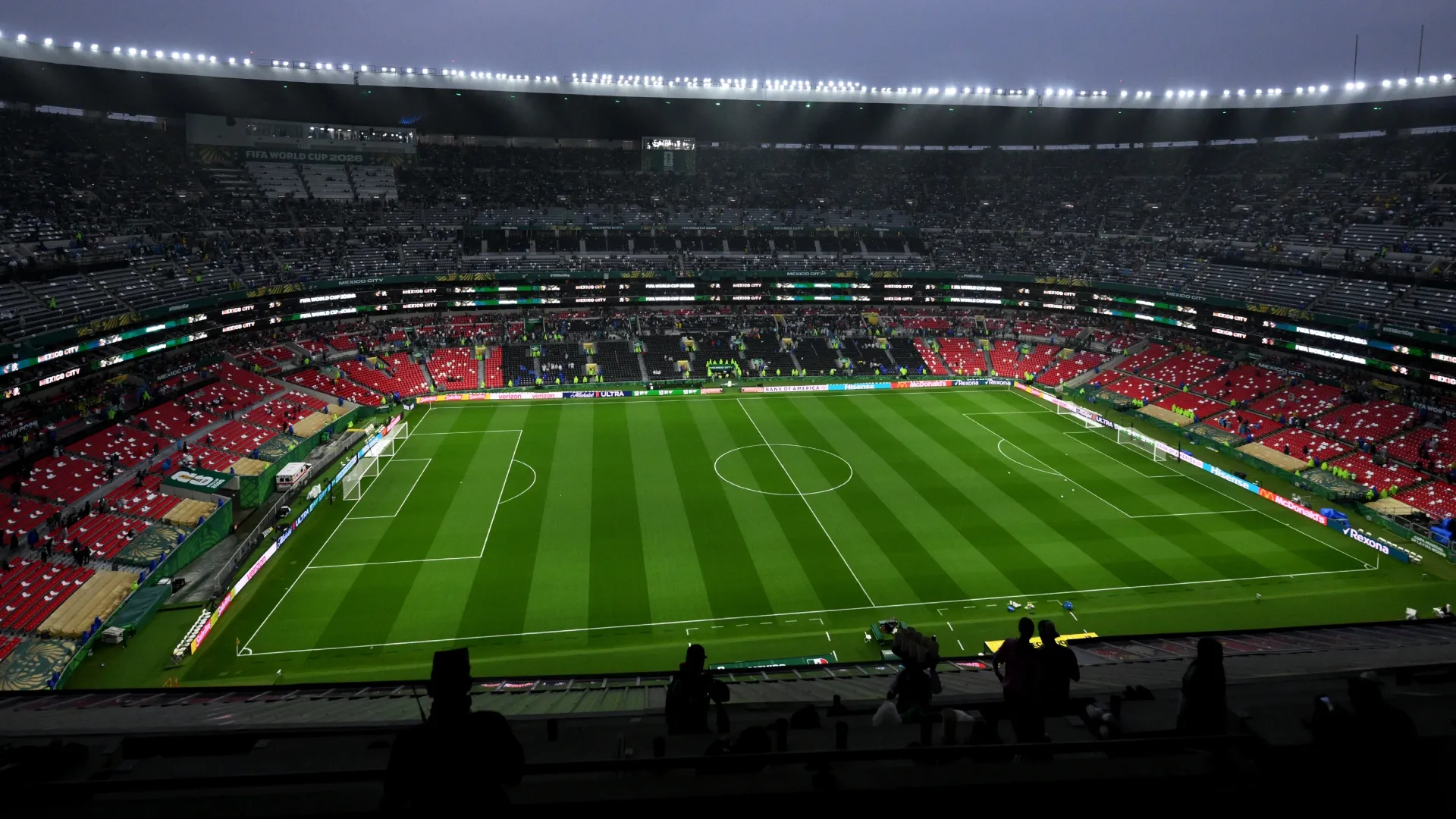 General view inside the Mexico City Stadium.