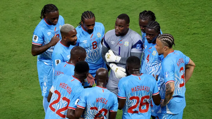 DR Congo players during a game.