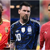The international scoring stat where Romelu Lukaku outperforms Lionel Messi and Cristiano Ronaldo