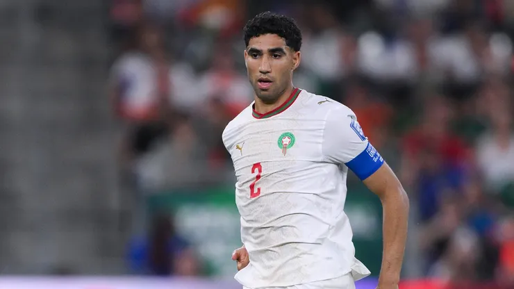 Achraf Hakimi of Morocco