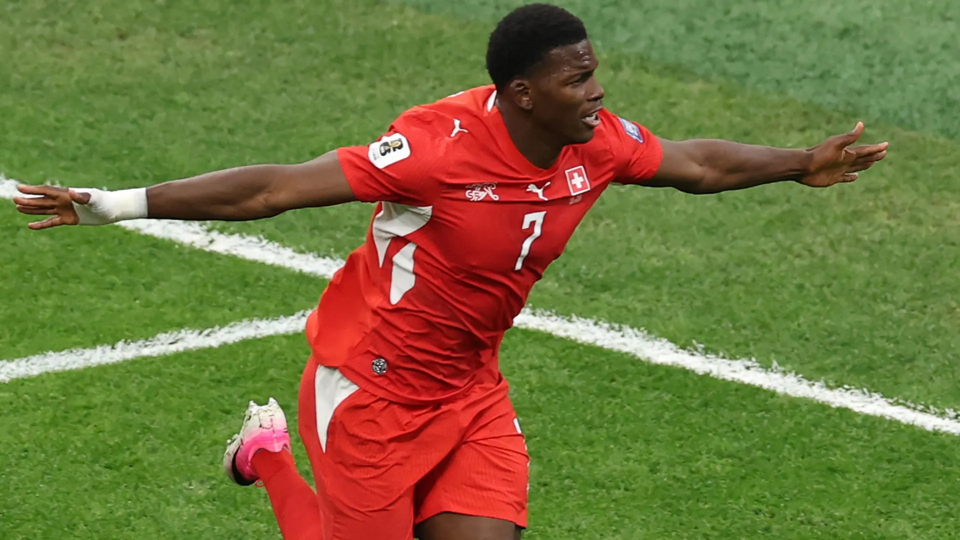 Breel Embolo scored against Algeria (Fran Santiago/Getty Images)