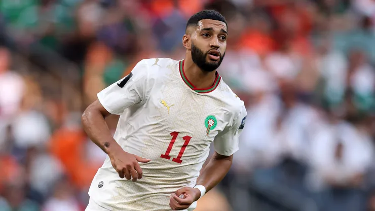 Ismael Saibari #11 of Morocco.