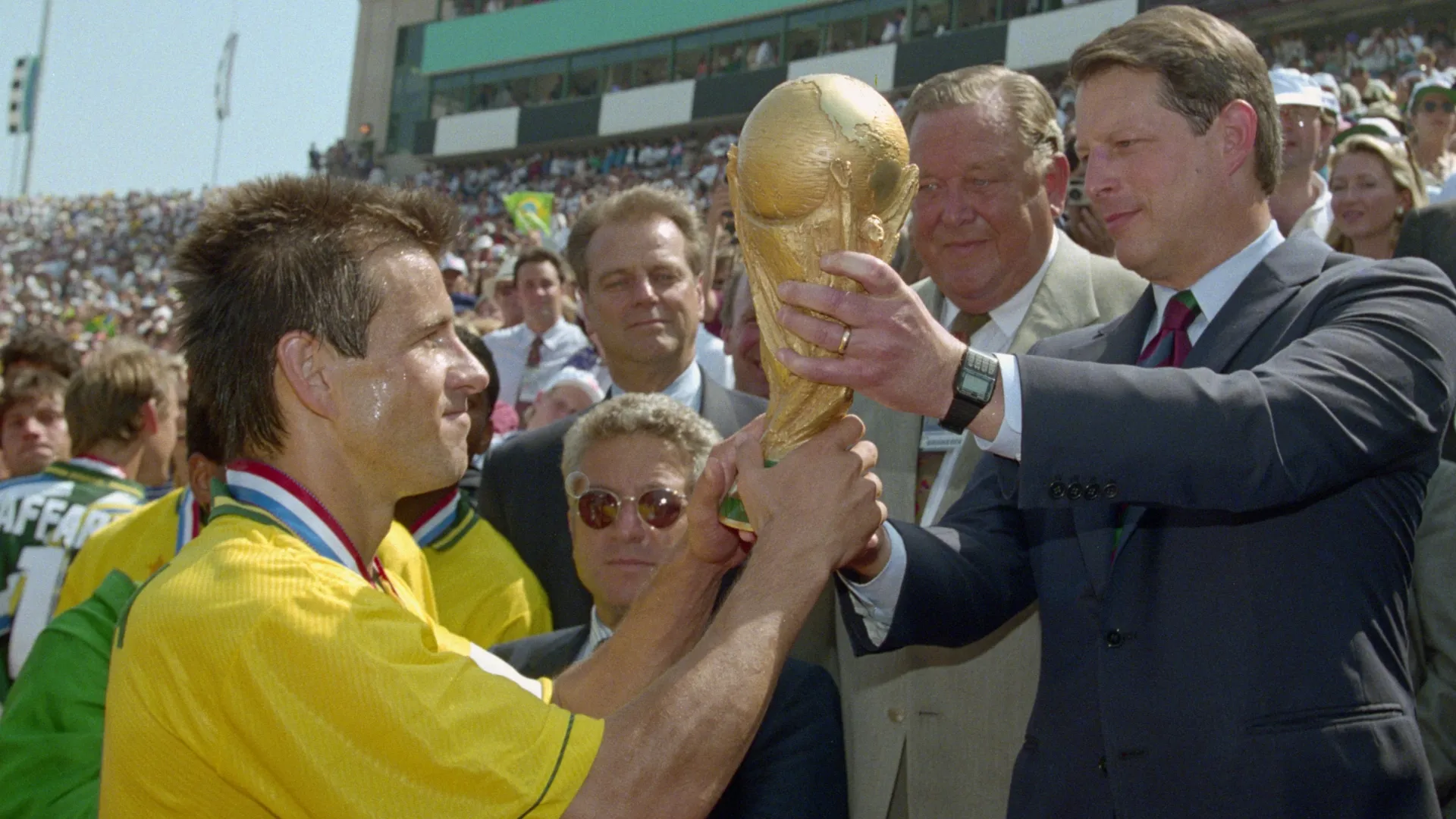 Dunga was the captain of the team (Mike Hewitt/Getty Images)