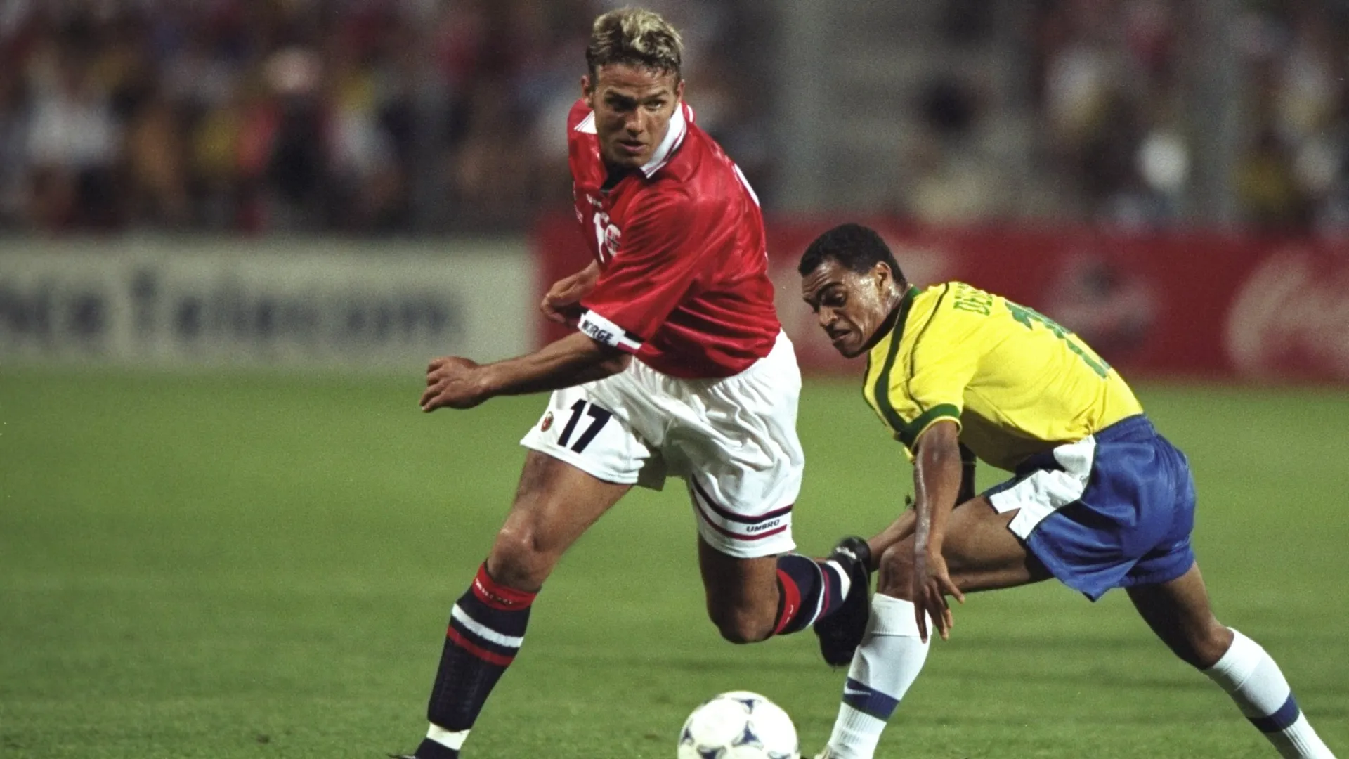 Norway made history in 1998 (Stu Forster /Allsport)