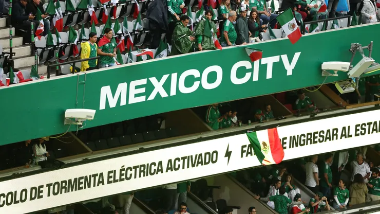 A general view before the FIFA World Cup 2026 Round of 16 match between Mexico and England at Mexico City Stadium.