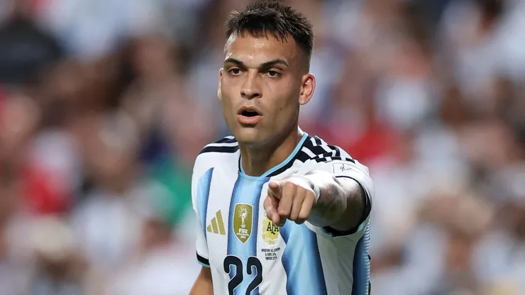 Lautaro Martínez #22 of Argentina during the FIFA World Cup 2026.