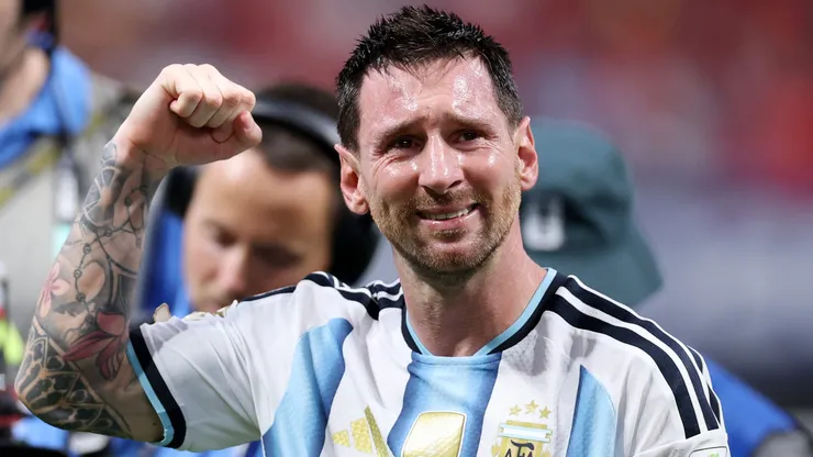 Messi missed a penalty in the first half