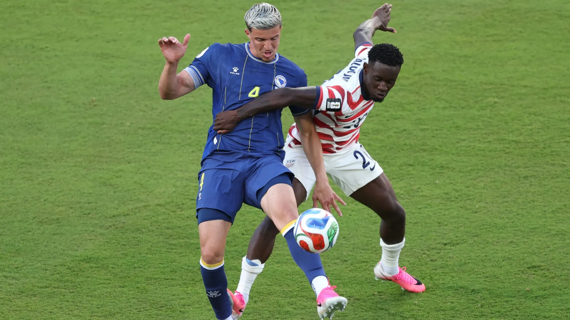 Balogun played after a red card (Michael Steele/Getty Images)
