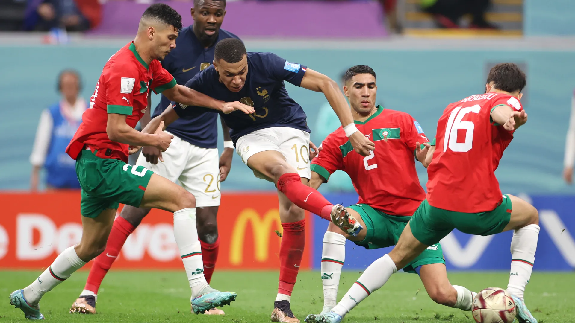 mbappe france morocco