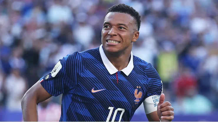 Kylian Mbappe #10 of France.