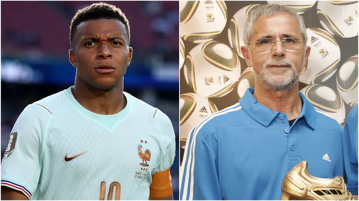 Kylian Mbappe (left) and Gerd Muller (right)