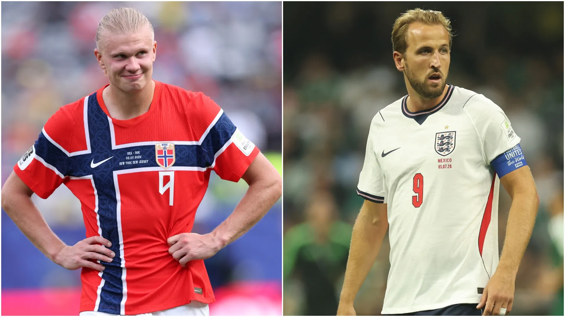 Erling Haaland and Harry Kane