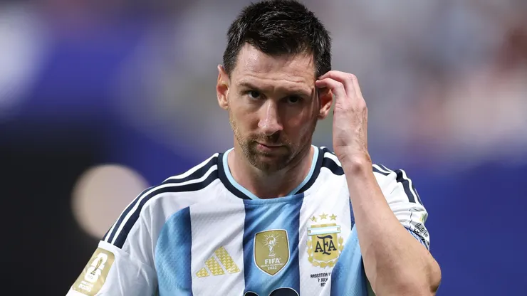 Lionel Messi of Argentina
