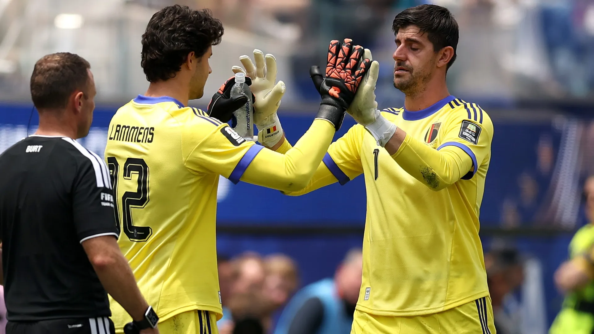 Lammens was the goalkeeper who replaced him (Luke Hales/Getty Images)
