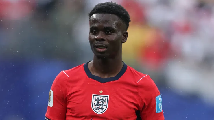 Bukayo Saka of England.