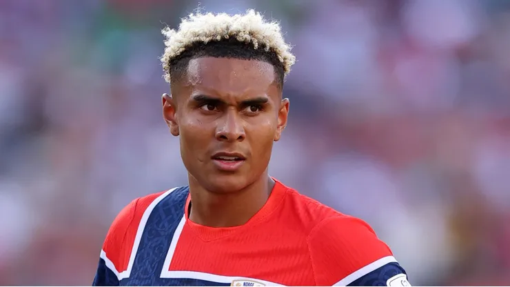 Antonio Nusa #20 of Norway.