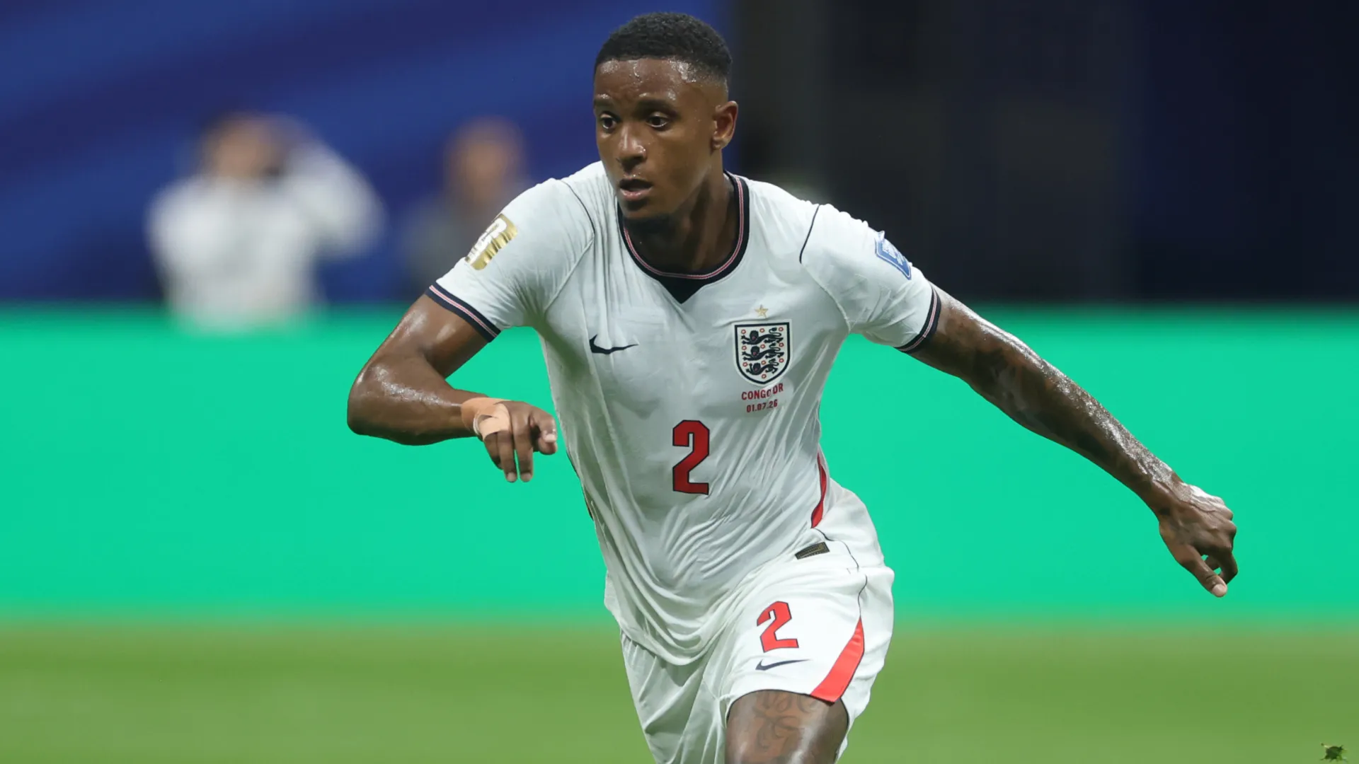 Ezri Konsa of England. (Getty Images)