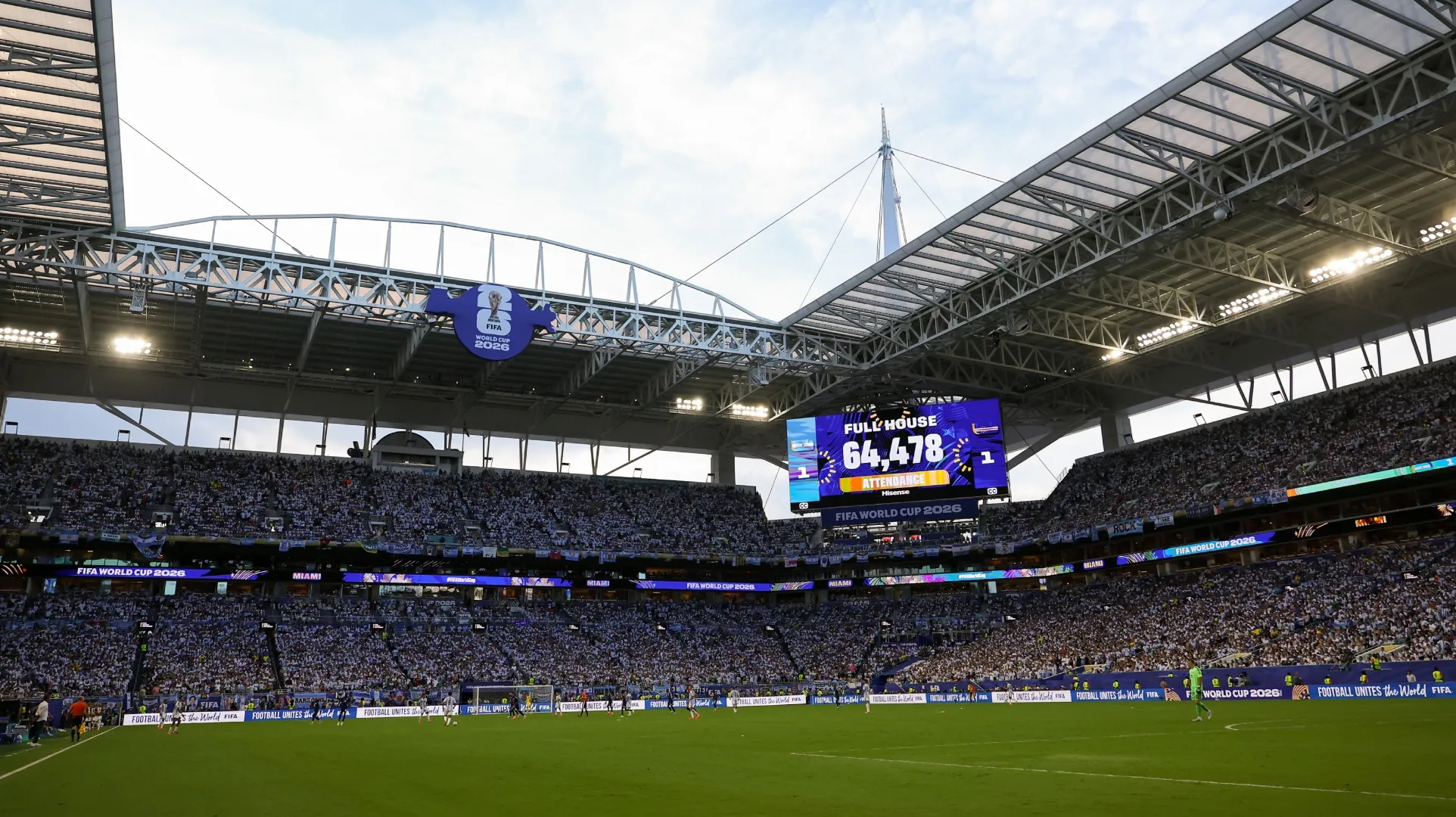 A general view of Miami Stadium.