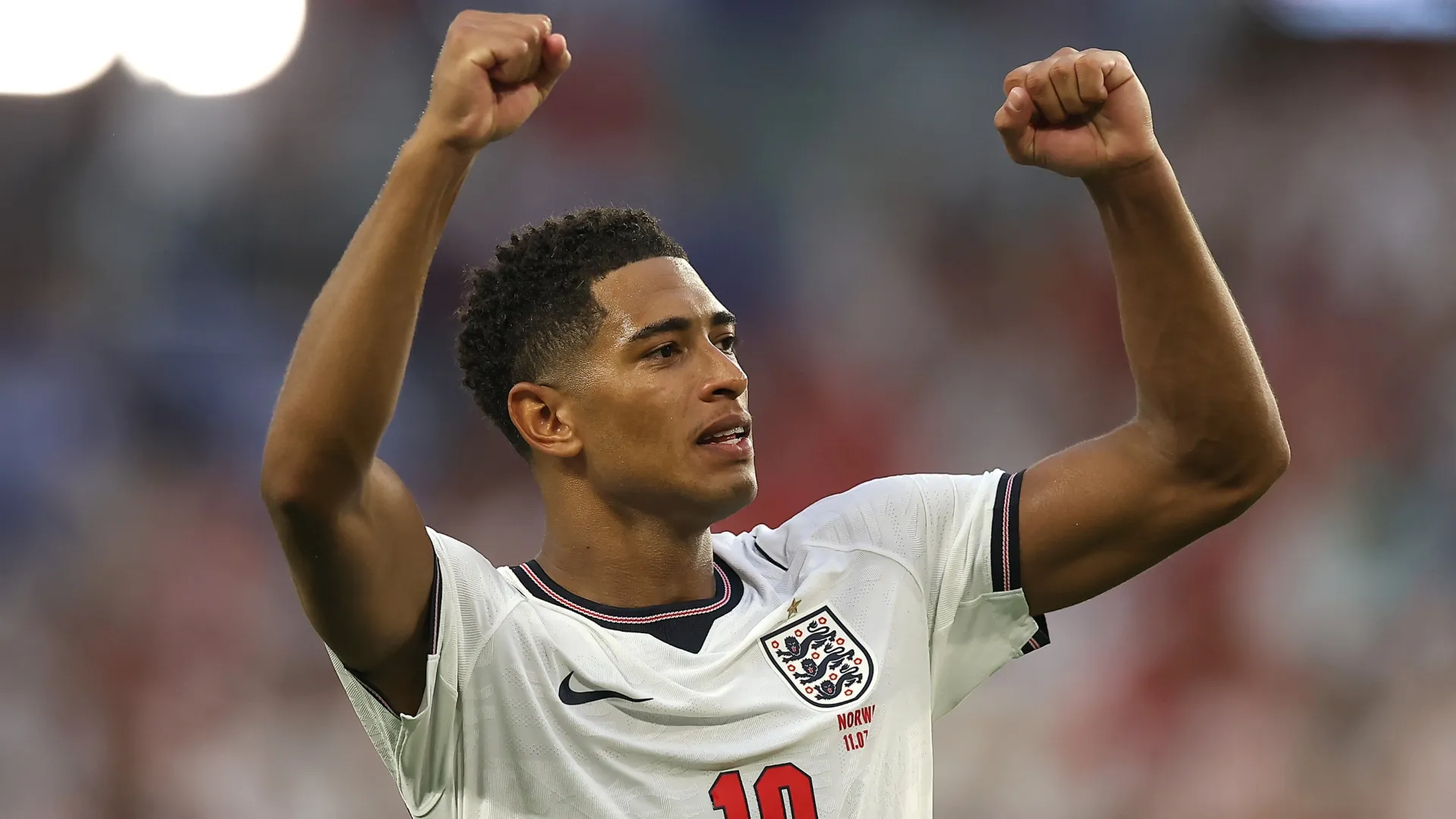 Jude Bellingham scored two goals for England in the quarterfinals (Dustin Satloff/Getty Images for Rexona)