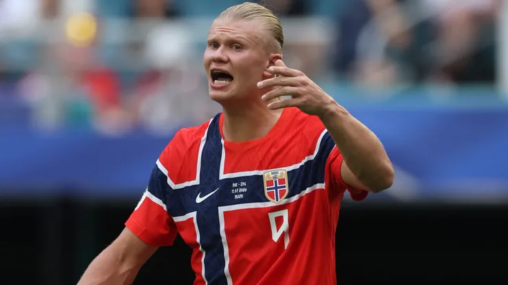 Haaland didn't finish the match