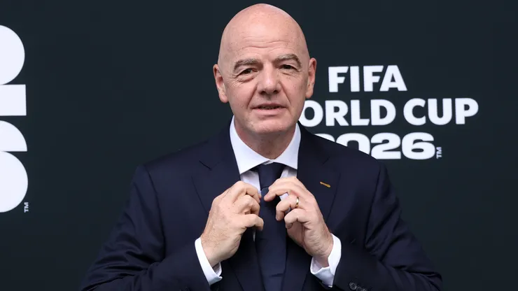 FIFA President Gianni Infantino arrives before the FIFA World Cup 2026 Group A match.
