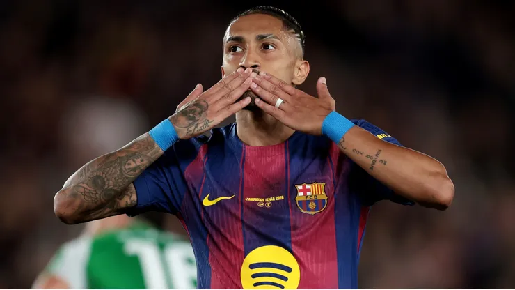 Raphinha of FC Barcelona.
