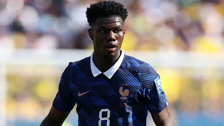Aurelien Tchouameni #8 of France during the FIFA World Cup 2026.