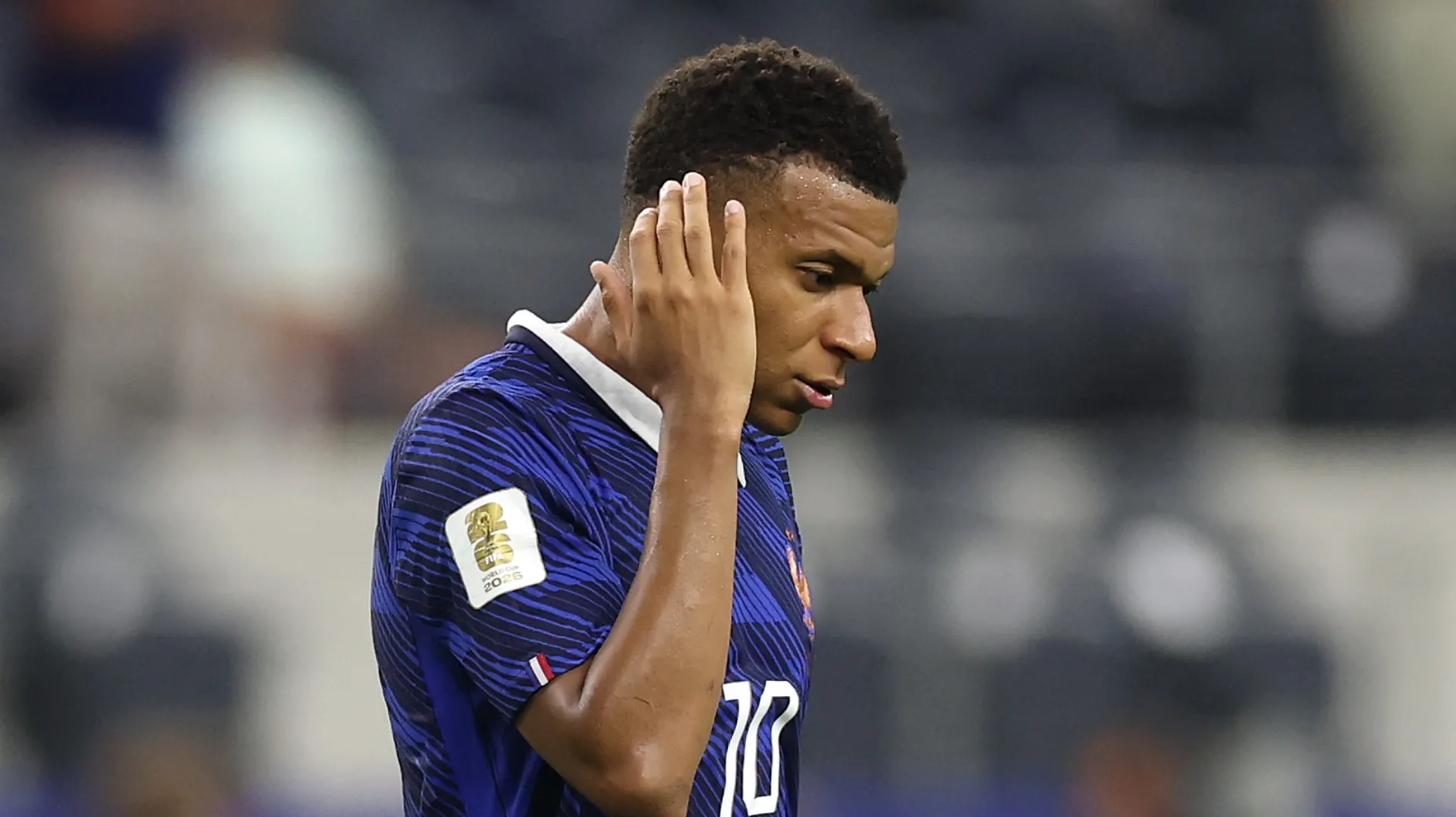 Kylian Mbappe #10 of France.