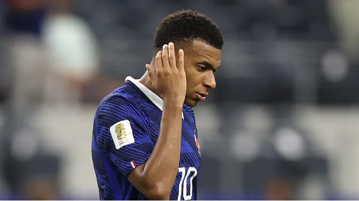 Kylian Mbappe #10 of France.