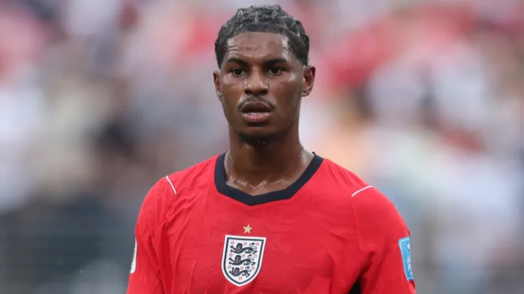 Marcus Rashford #11 of England