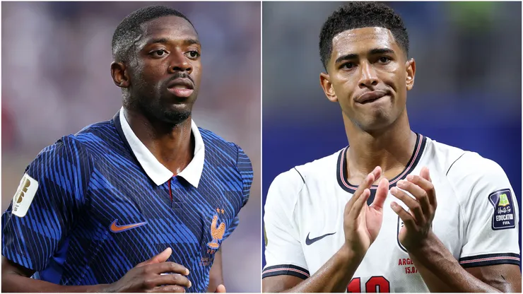 Ousmane Dembele (left) and Jude Bellingham (right)