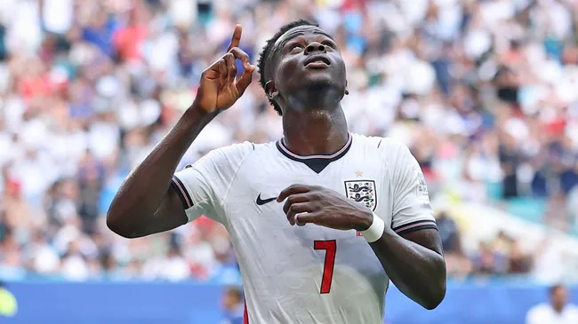 Bukayo Saka helped England end in the third place (Buda Mendes/Getty Images)