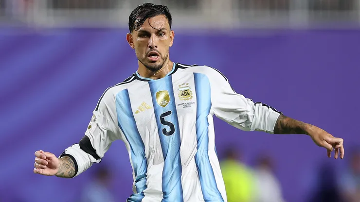 Leandro Paredes #5 of Argentina