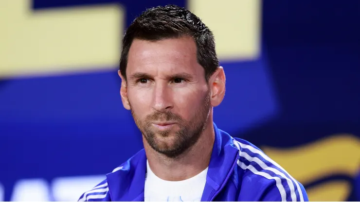 Lionel Messi #10 of Argentina.