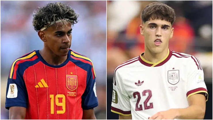 Lamine Yamal and Pau Cubarsi of Spain.