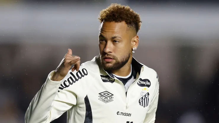 Neymar of Santos.