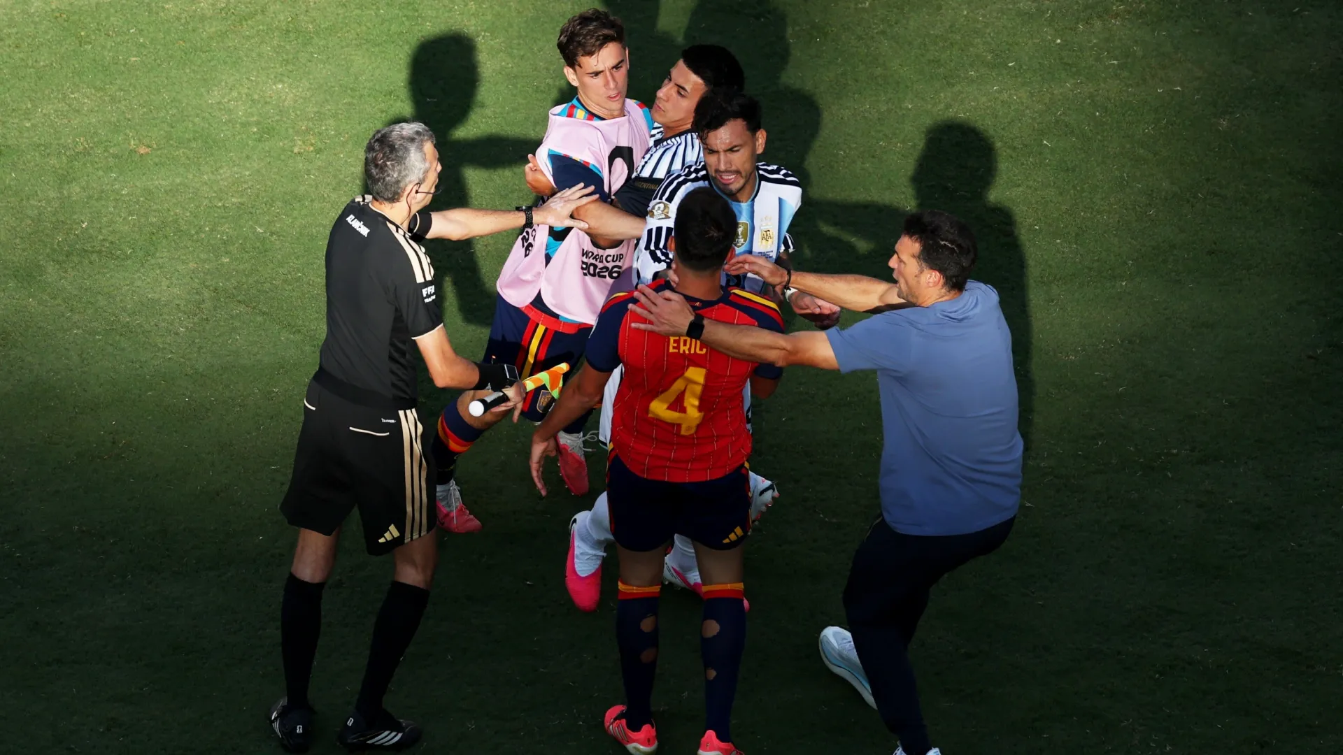 García sparked the incident after the match (Al Bello/Getty Images)
