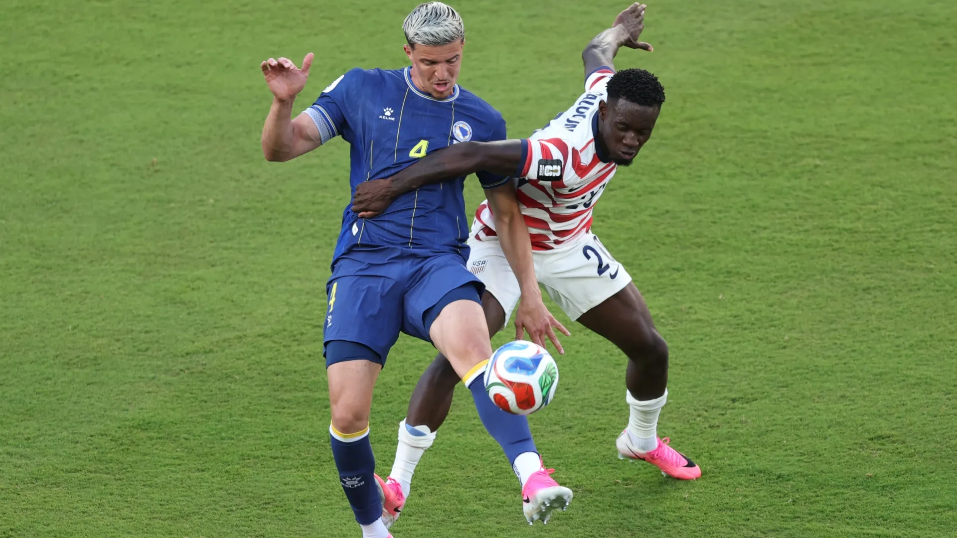 Balogun saw a red card but was not suspended (Michael Steele/Getty Images)
