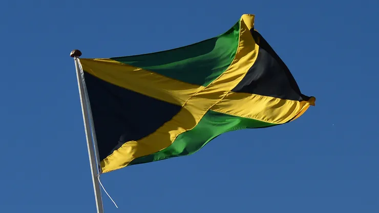 The flag of Jamaica